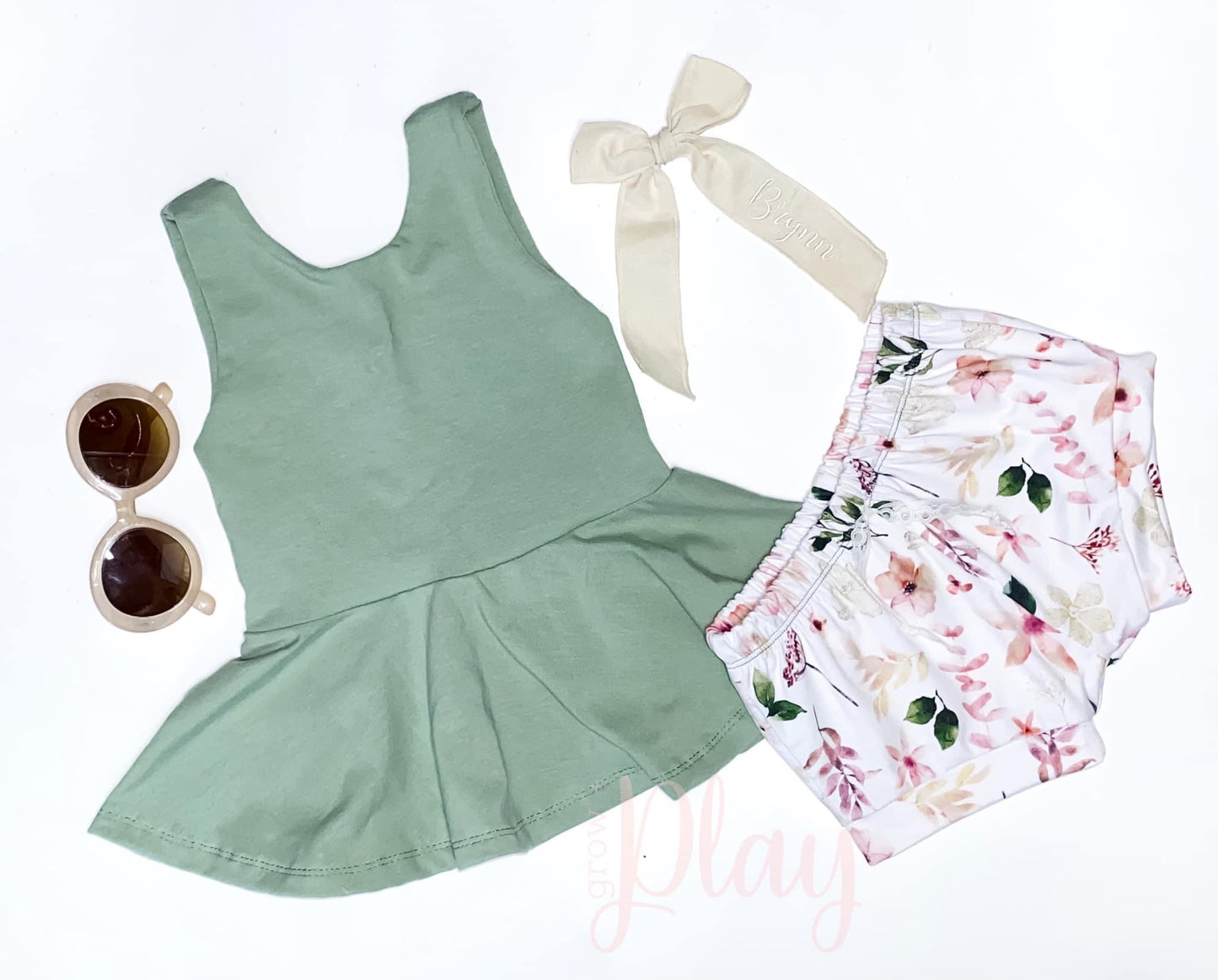 Solid Peplum