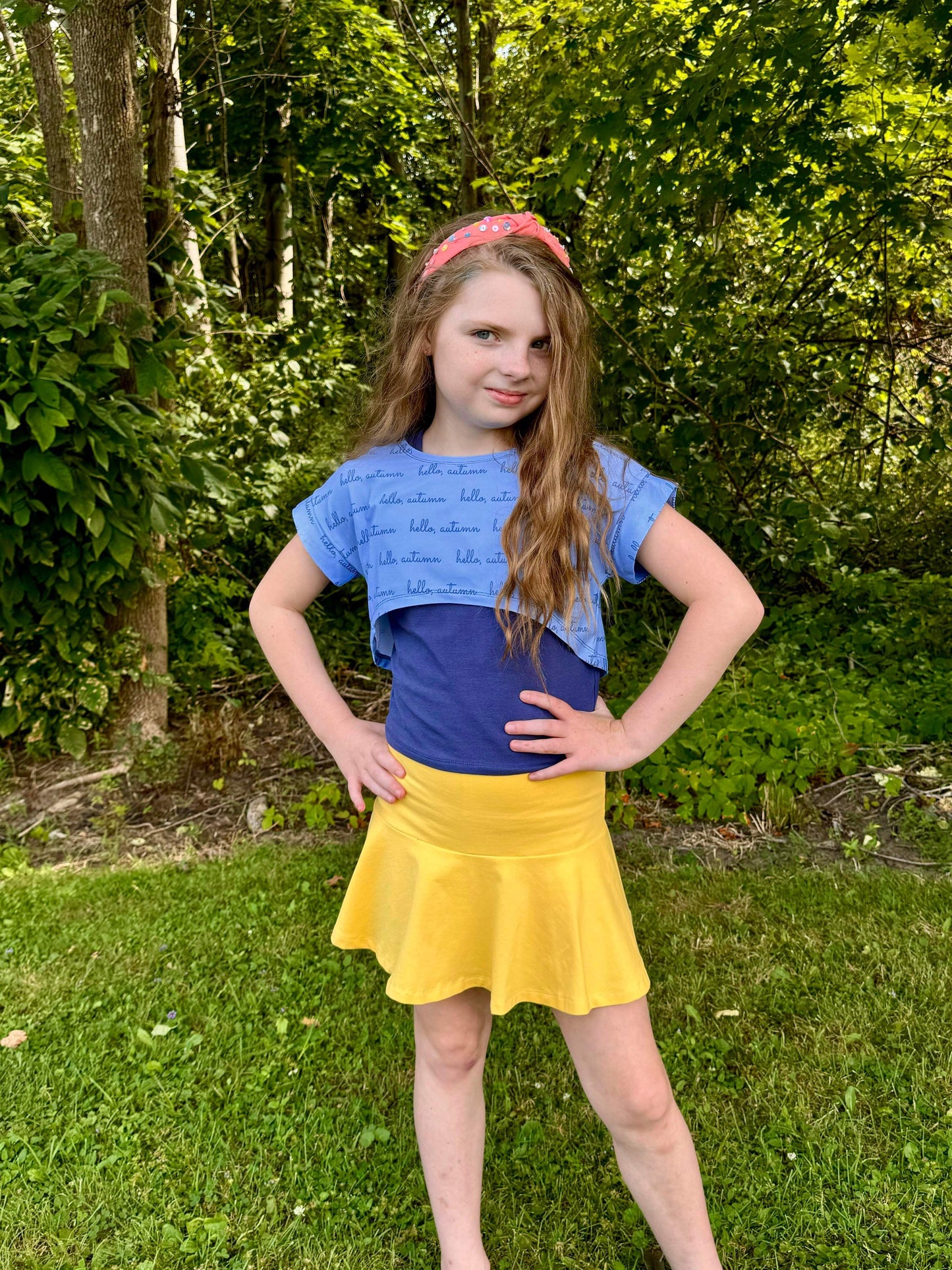 Solid Simple Tennis Skort