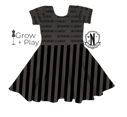 The Nevermore Noir Twirl Dress