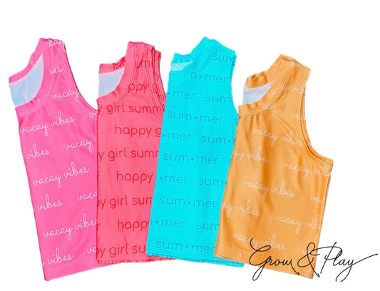 Tropical 4 - Pack Tops